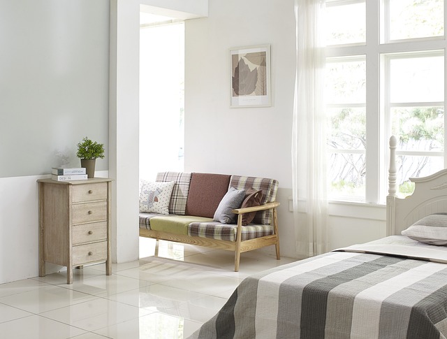Habitación de lujo minimalista